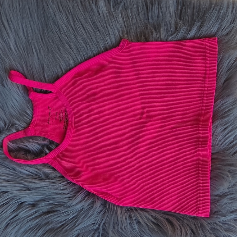 Free People Movement Hapiness Runs Crop Tank In Hot Pink
